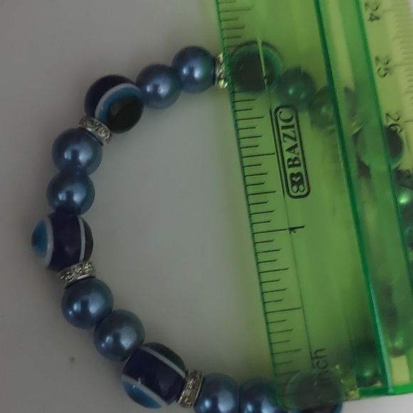 Blue Evil Eye Bracelet - Picture 8 of 8